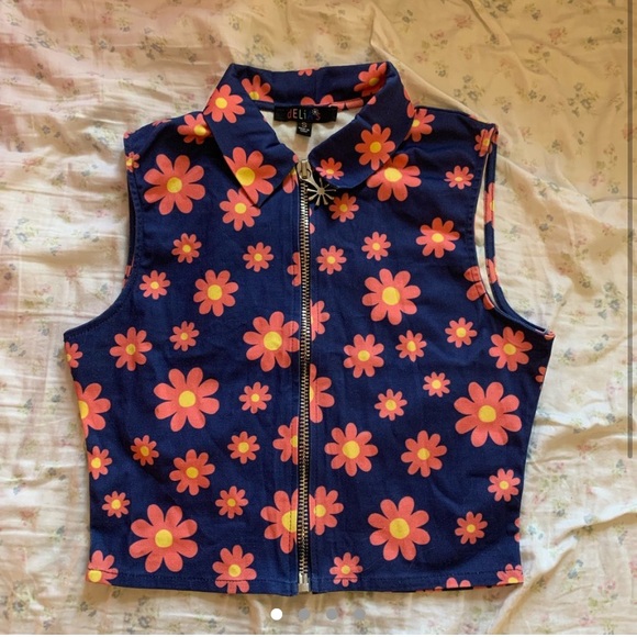 Adorable Delia’s x DollsKill vest top ❣️ - Picture 1 of 4